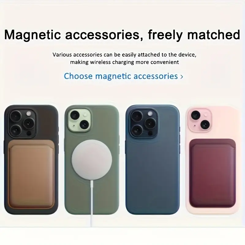 1pc Magnetic Wallet Card Holder Case